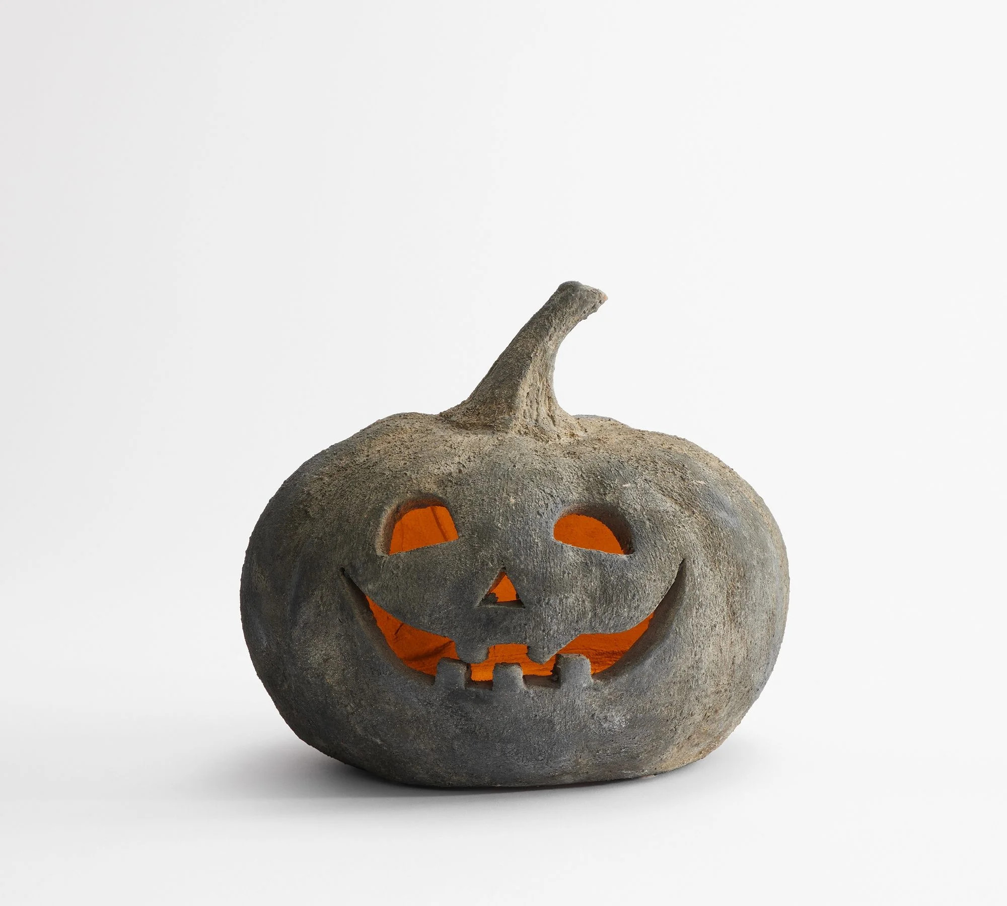 Hallowmas Handcrafted Terracotta Jack-O'-Lantern - Artisanal Halloween Decor with Hand-Carved Det... | Walmart (US)