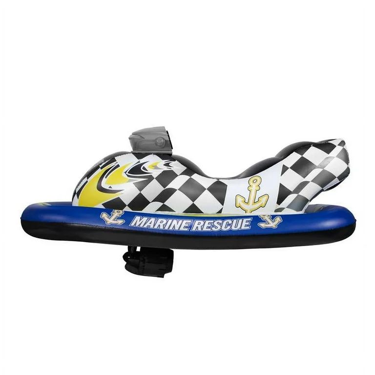 PoolCandy Marine Rescue Motorized Ride-On Inflatable Watercraft Float | Walmart (US)