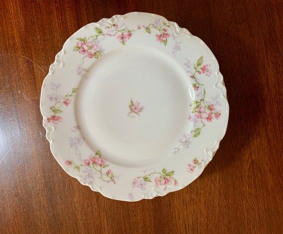 Limoges Luncheon Plates Set of 5 Pink Floral Scalloped | Etsy | Etsy (US)