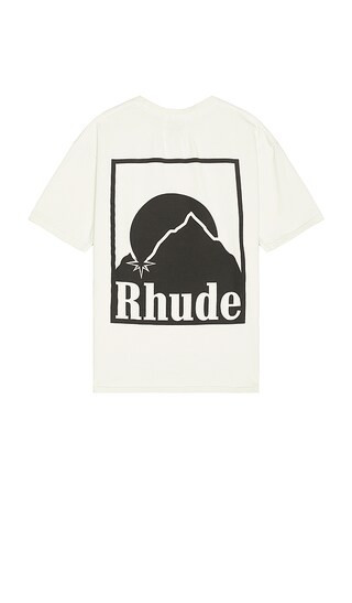 Rhude Moonlight Badge Tee in White. | Revolve Clothing (Global)
