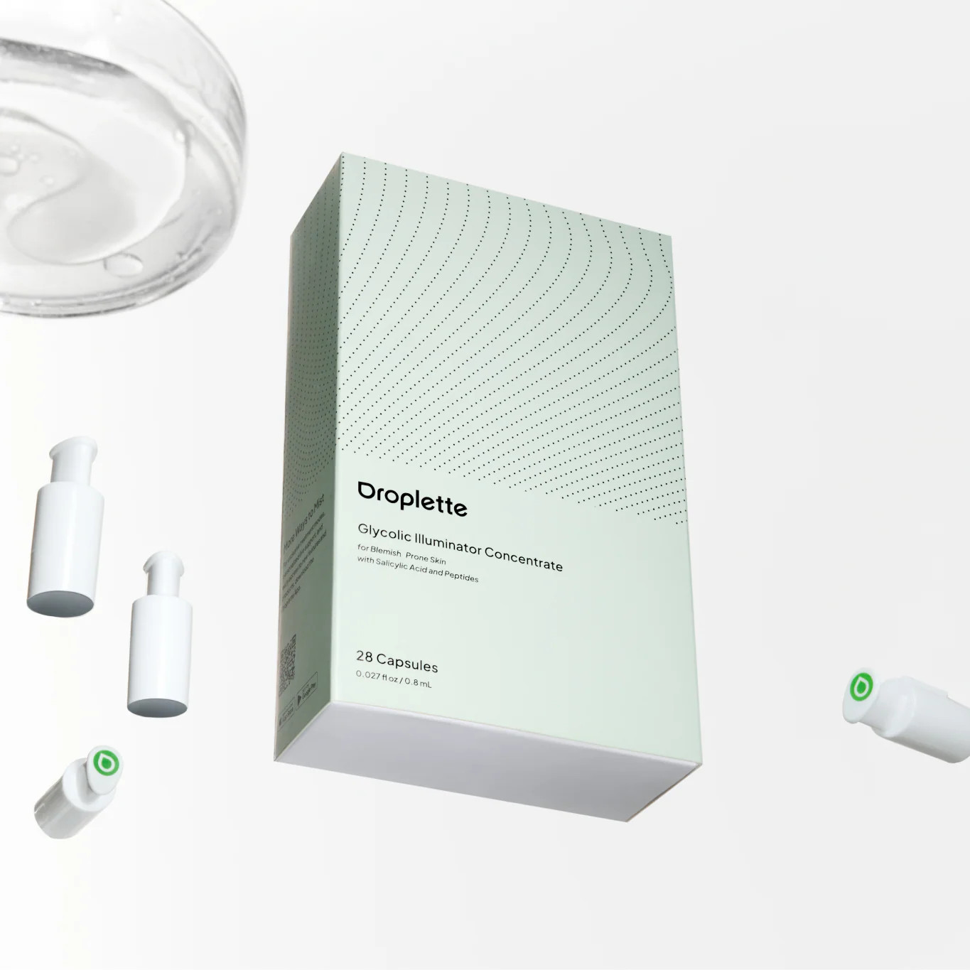 Glycolic Illuminator | Glycolic Acid Serum Capsules | Droplette