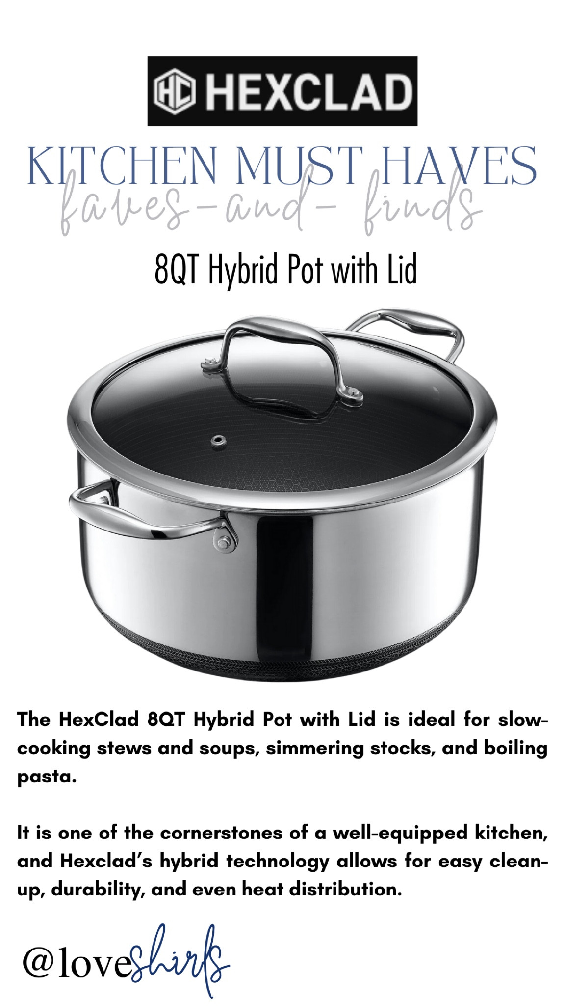 These are my Favorites from Hexclad! Click below to shop! Follow my shop @LoveShirls on the @shop.LTK app to shop this post and get my exclusive app-only content with posts, favs, and finds!!! Thank you so much for stopping by! #liketkit @shop.ltk #hexclad @hexclad

#liketkit #LTKHome #LTKFamily
@shop.ltk

#LTKHome #LTKFamily