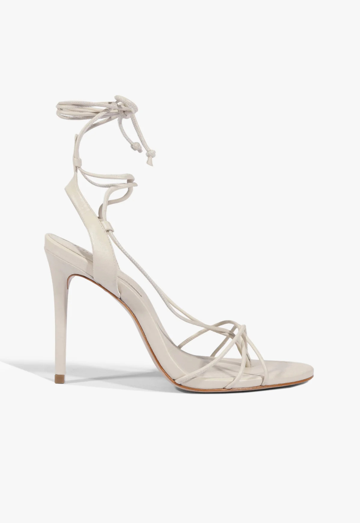 Demetria White High Stiletto Heel Sandal | Schutz (US)