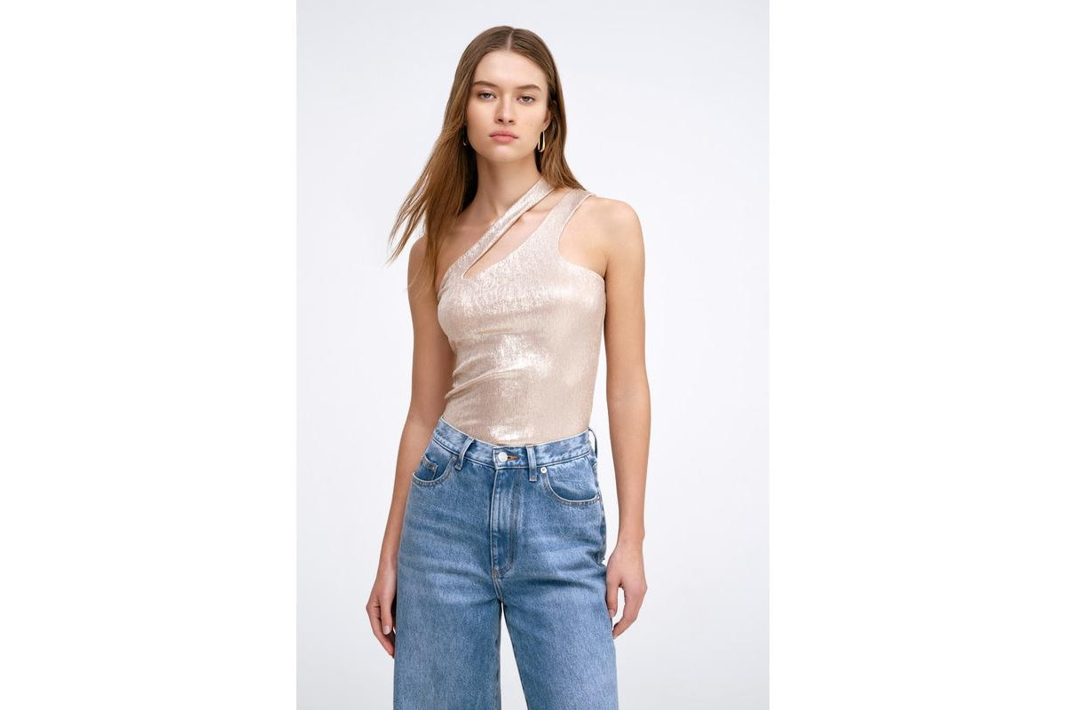 Marcella Women's Siren Metallic Top - Stardust | Macy's