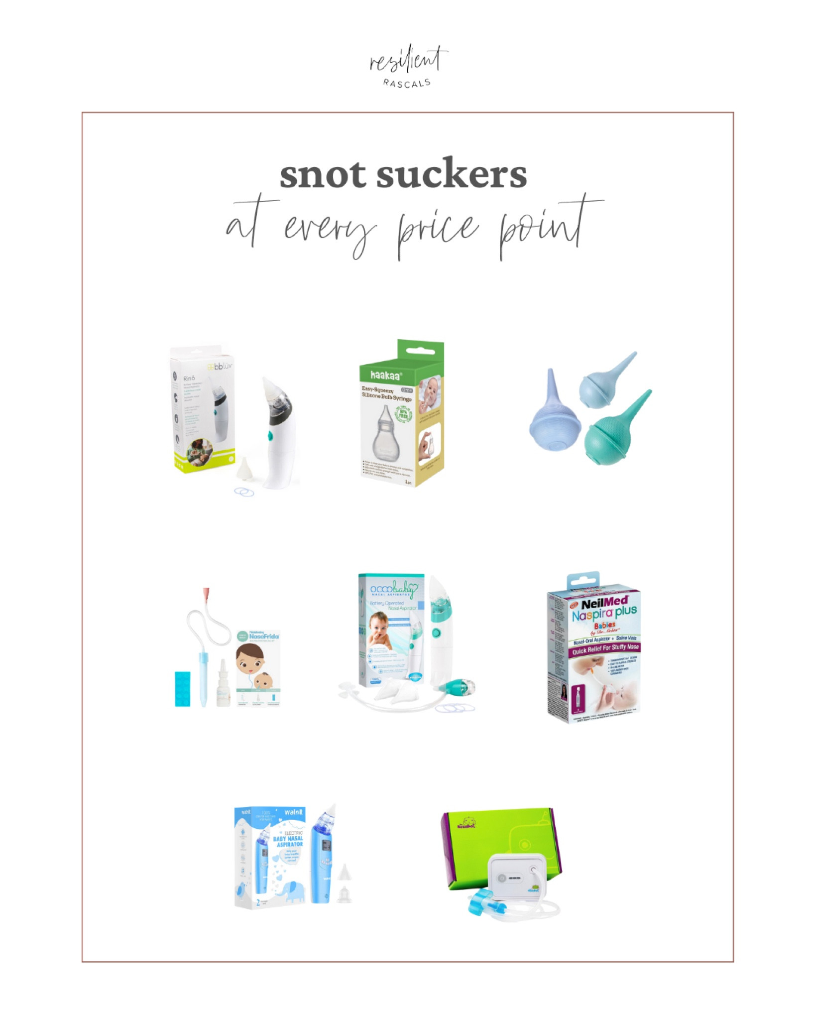 A good snot sucker is so important during cough + cold season. These are my picks.

#LTKkids #LTKbaby #LTKfamily