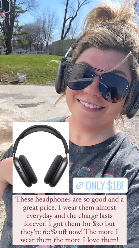 Best headphones and only $16 right now! I wear them almost every day on my walks and while cleaning and I love them! 

#LTKfitness #LTKfindsunder50