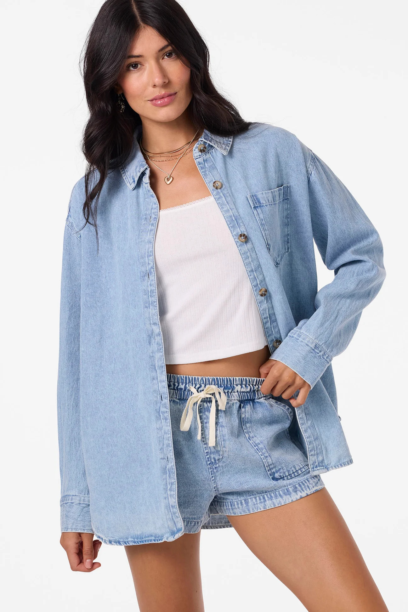 Sevie Denim Shacket | O'Neill
