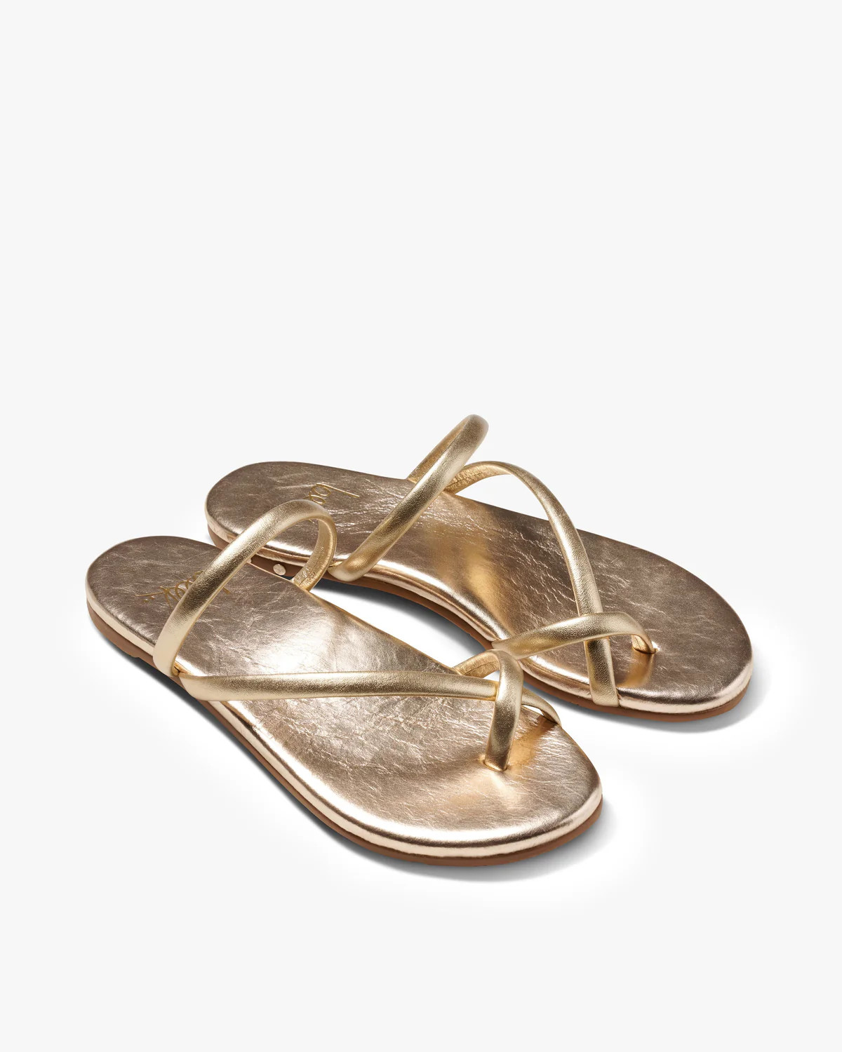Sunbird Leather Slide Sandal - Gold | beek | beek