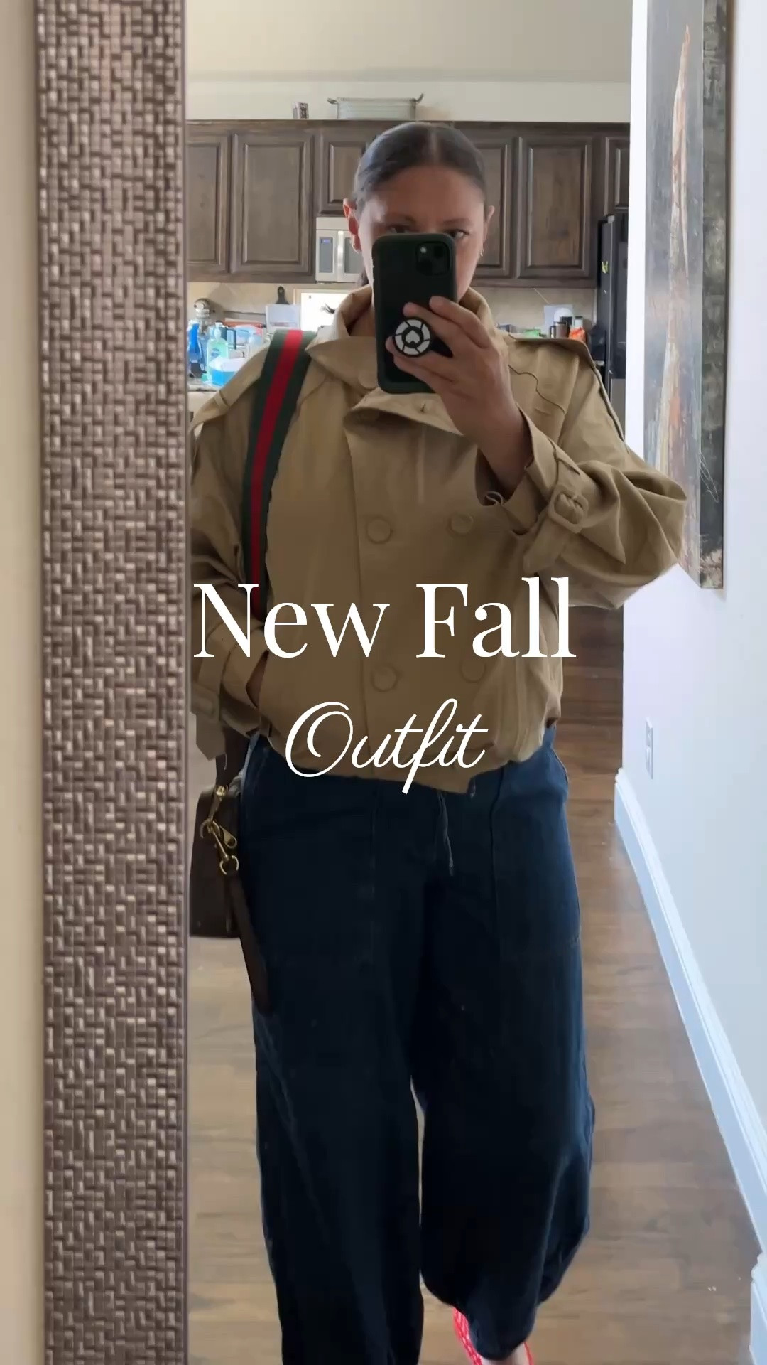 This look is so on trend and still classic. Cotton twill and denim for the perfect combo!

I’m in a L/XL in the jacket and it’s roomy but I will be able to wear it with sweaters. 

The harem bubble jeans are a size medium (yay) and are a perfect fit. Red jelly flats and a Gucci crossbody round out the outfit with a pop of color.

#LTKootd #LTKgrwm #LTKSaleAlert