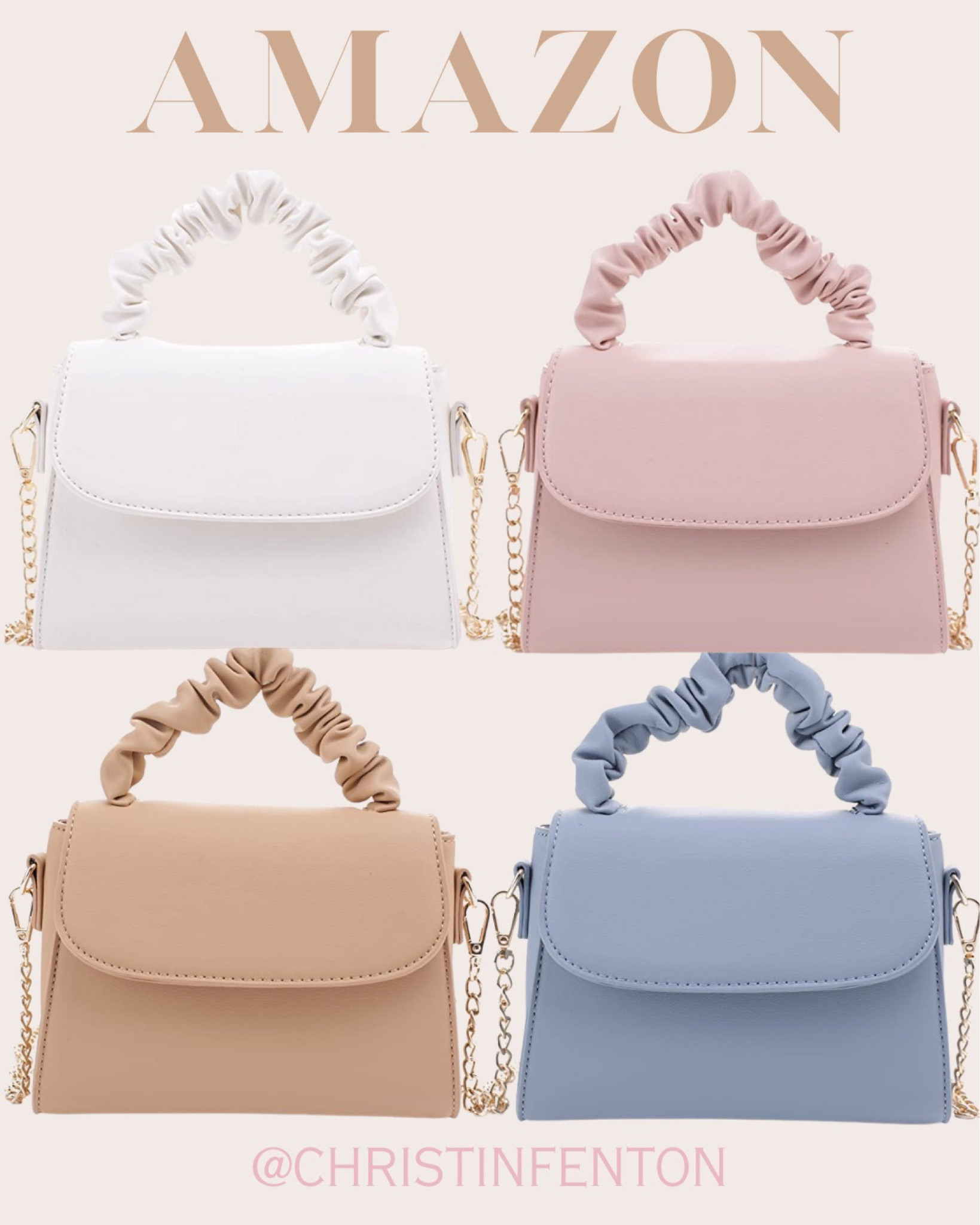Amazon handbags 🎀 Amazon fashion finds! Amazon clutches, crossbody bags, weekender bags & stachel bags. Click the products below to shop! Follow along @christinfenton for new looks & sales!@shop.ltk #liketkit 🥰 Thank you for shopping here with me! 🤍 XoX Christin  #LTKstyletip #LTKitbag #LTKsalealert #LTKwedding #LTKunder50 #LTKunder100 #LTKbeauty #LTKworkwear #LTKtravel 