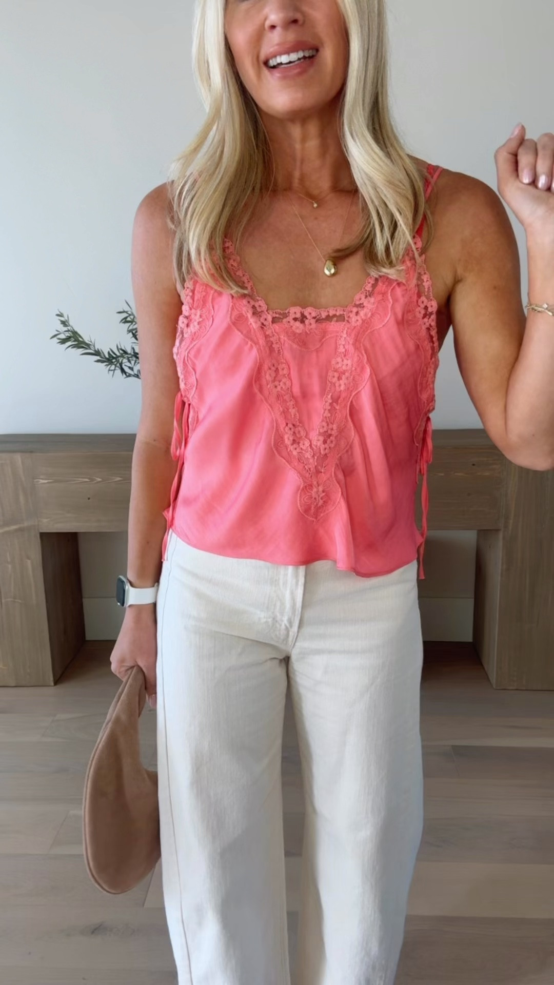 The cutest tank for summer!!!! Love the bralette under it for a layered look that’s easy to wear 
Summer outfit 
Date night outfit

#LTKootd #LTKSeasonal #LTKOver40