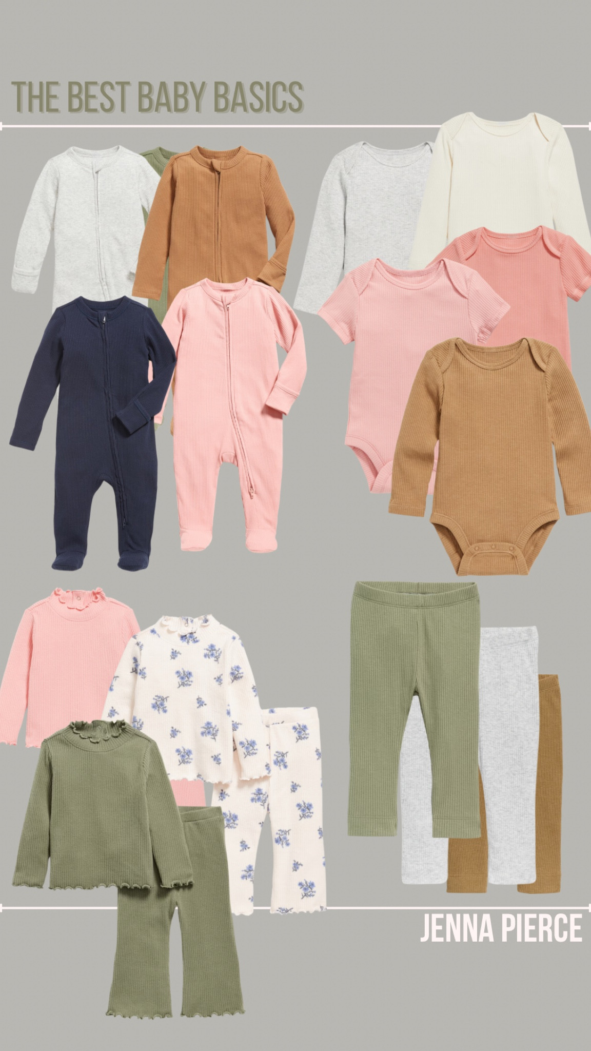 The best ribbed baby basics for baby boys and baby girls. On sale for $10 and under. 
#babymusthaves ltksale oldnavy 