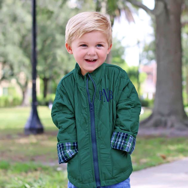 Hunter Green Quilted Coat | Classic Whimsy