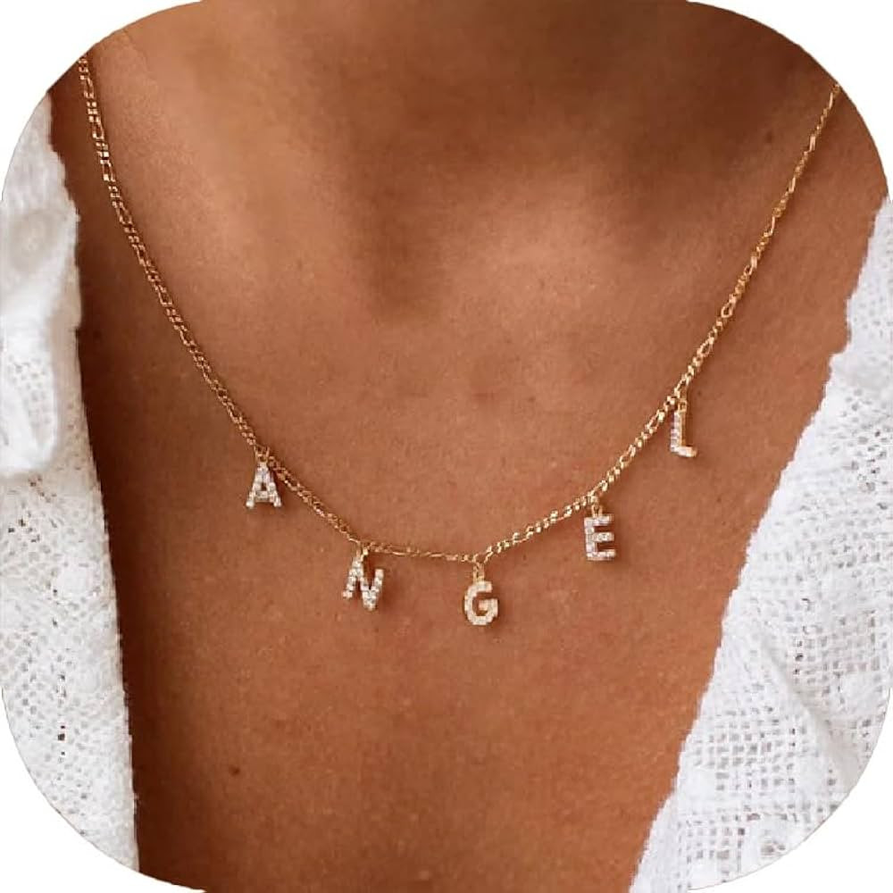 ProJewelry Gift for Christmas, Personalized Initial Necklaces for Women,Custom Name Necklace with... | Amazon (US)