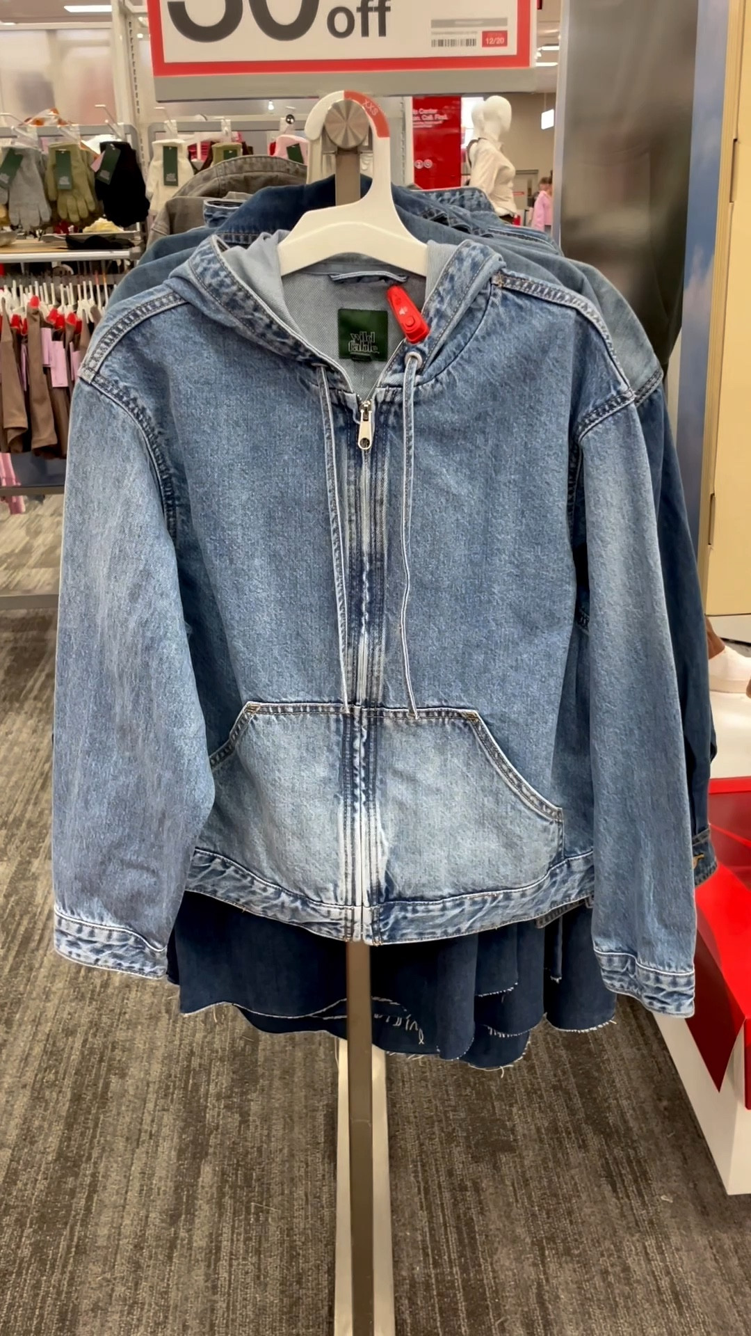 New denim zip up. Love that it’s hooded and the pockets

#LTKU #LTKSeasonal #LTKFindsUnder50