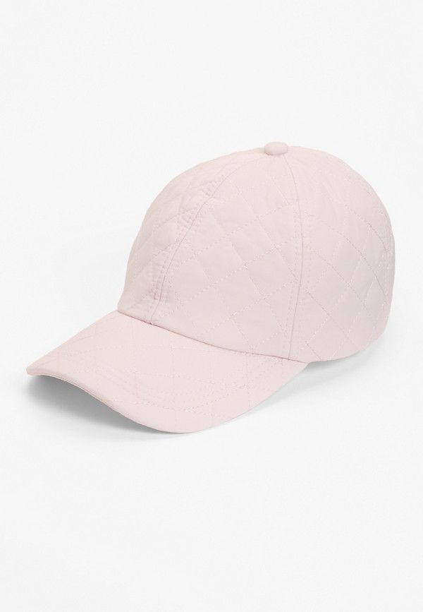Pink Quilted Baseball Hat | Maurices