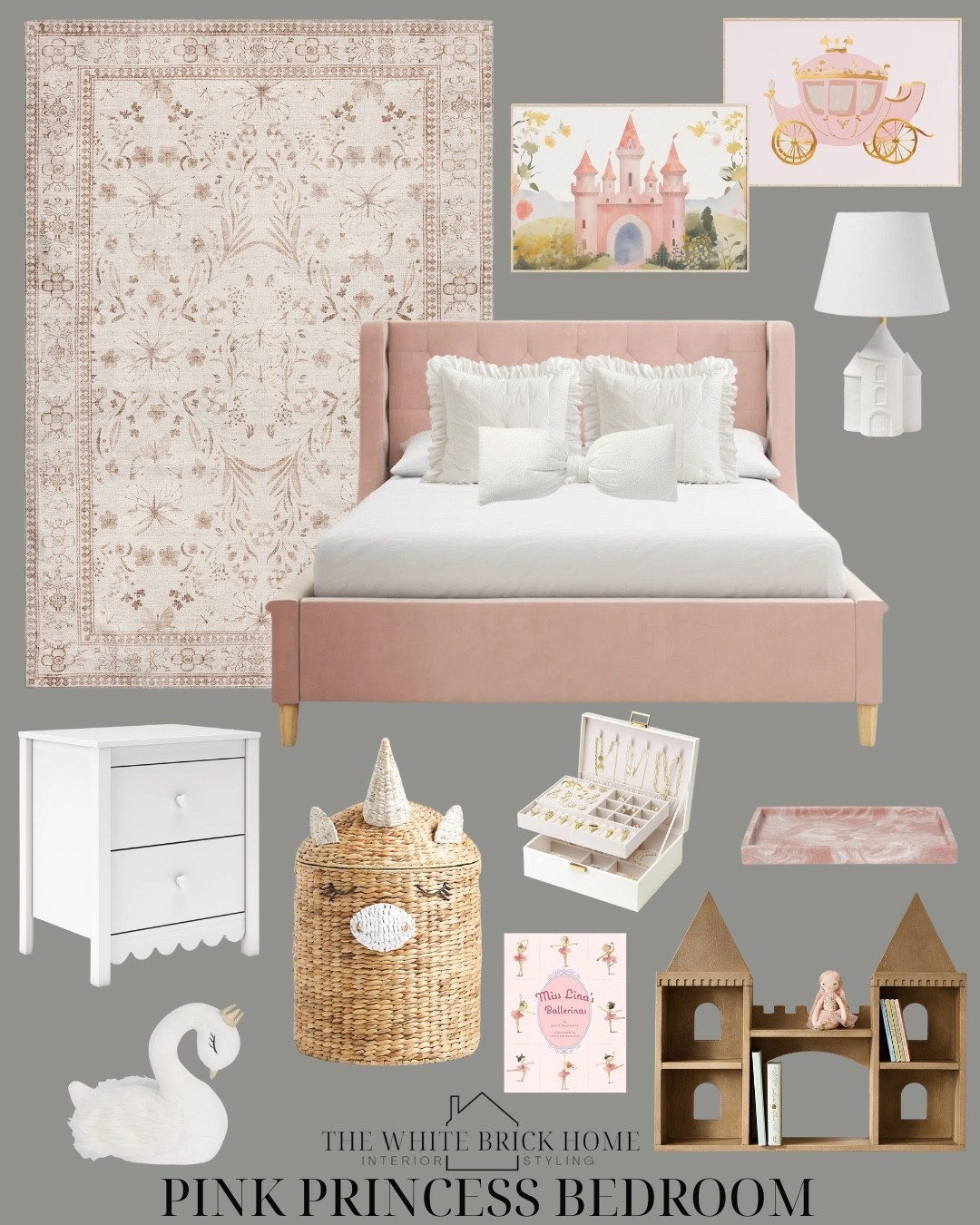 Princess themed bedroom decor ❤️ I love this bed from Wayfair for a girls room, plus it ships for free. 
❤️❤️
Girls room, girls bedroom, kids room, kids bedroom, girls room decor, girls room rug, girls room bed, girls room furniture, girls room nightstand, girls room shelf, girls room wall art, girls room lamp, girls room design, girls room ideas, kids room, kids bedroom, nightstand, home decor, princess, princess bedroom, princess room, princess themed bedroom, pink princess room, table lamp, lamp, wall art, area rug, Wayfair, Etsy, pottery barn kids 


#LTKHome #LTKKids #LTKSaleAlert