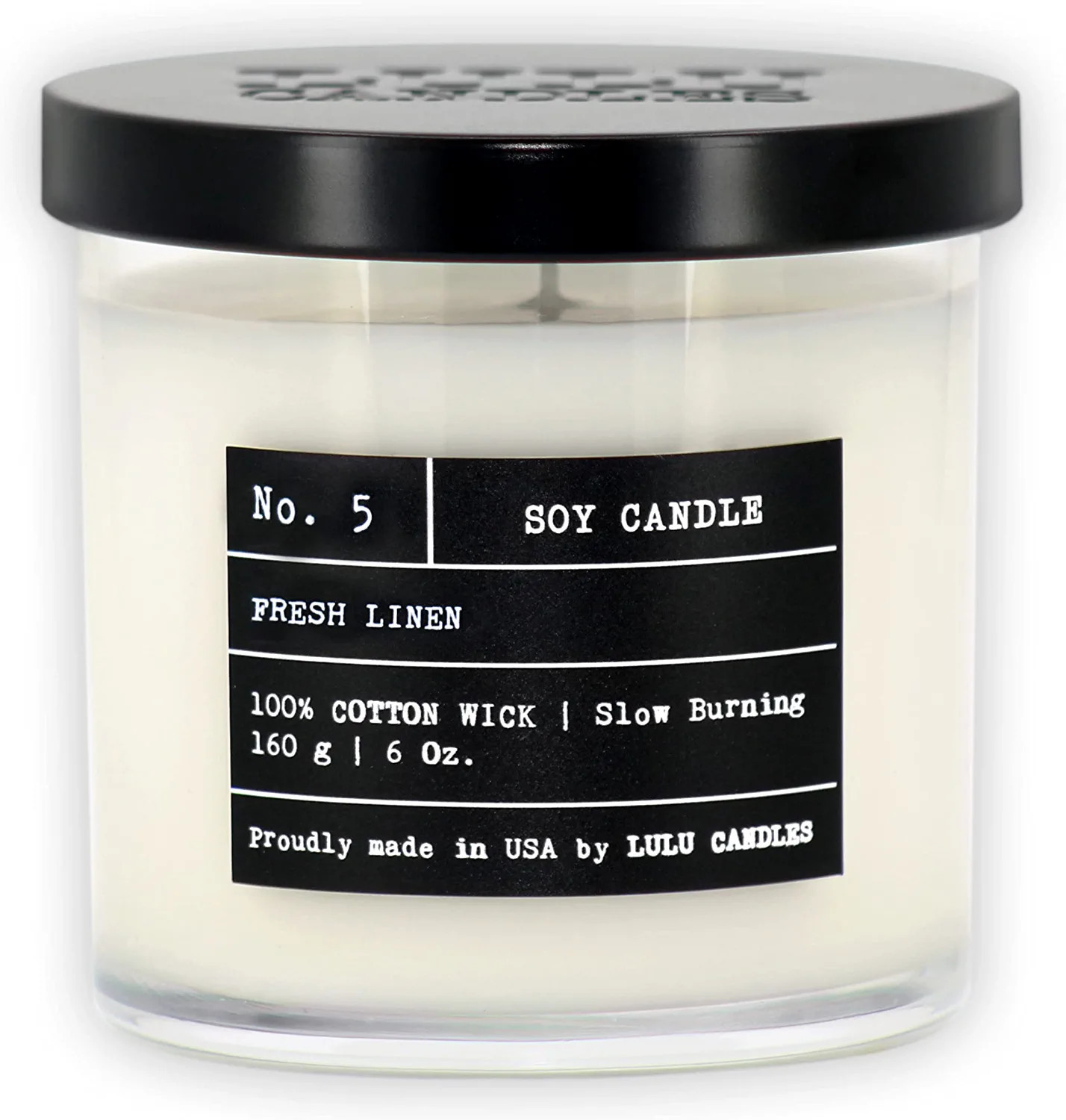 Lulu Candles | Fresh Linen | Luxury Scented Soy Jar Candle | Hand Poured in The USA | Highly Scen... | Amazon (US)