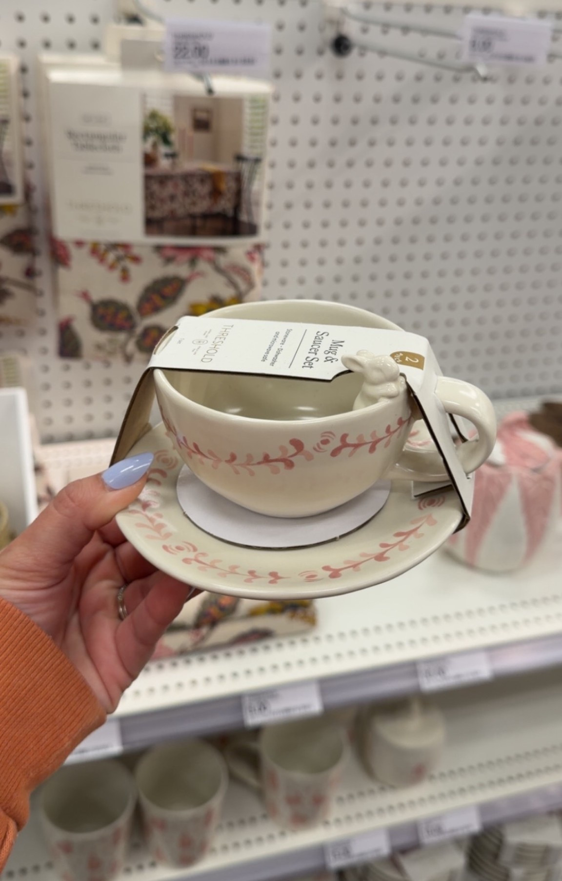 5.63 fl oz Easter Bunny Tea Cup with Saucer - Threshold™

#LTKHome #LTKSeasonal #LTKSpringSale