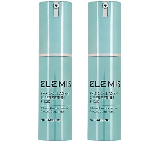 ELEMIS Pro-Collagen Super Serum Elixir 0.5-oz Duo - QVC.com | QVC