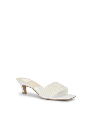 Dolce Vita Rexa Pearl Heel in Off White from Revolve.com | Revolve Clothing (Global)