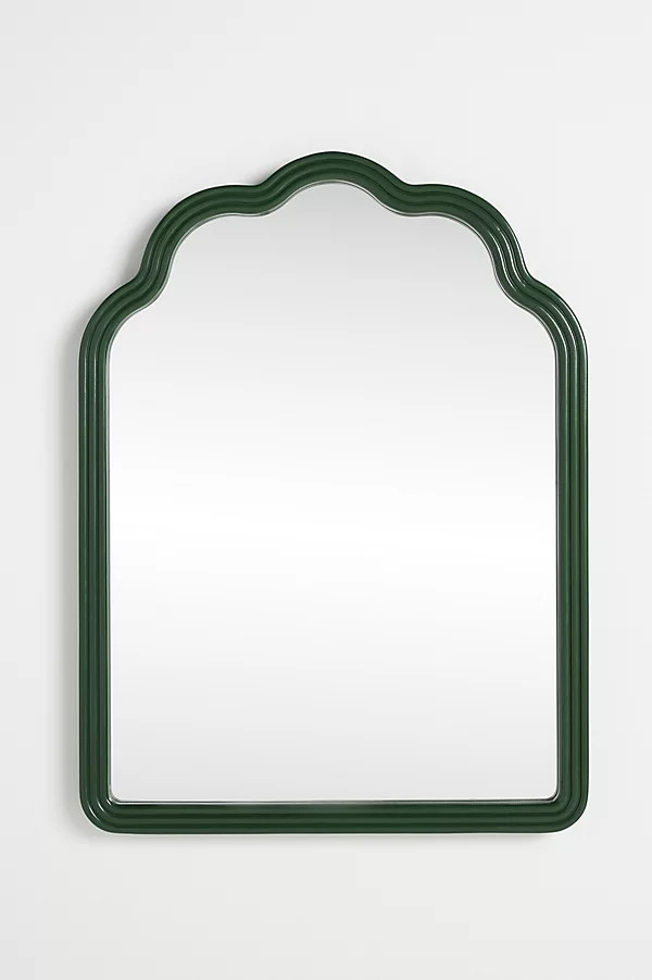 Clara Scalloped Wood Mirror | Anthropologie (US)