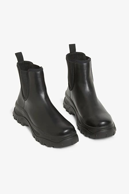 Chunky chelsea boots - Black magic - Shoes - Monki GB | Monki