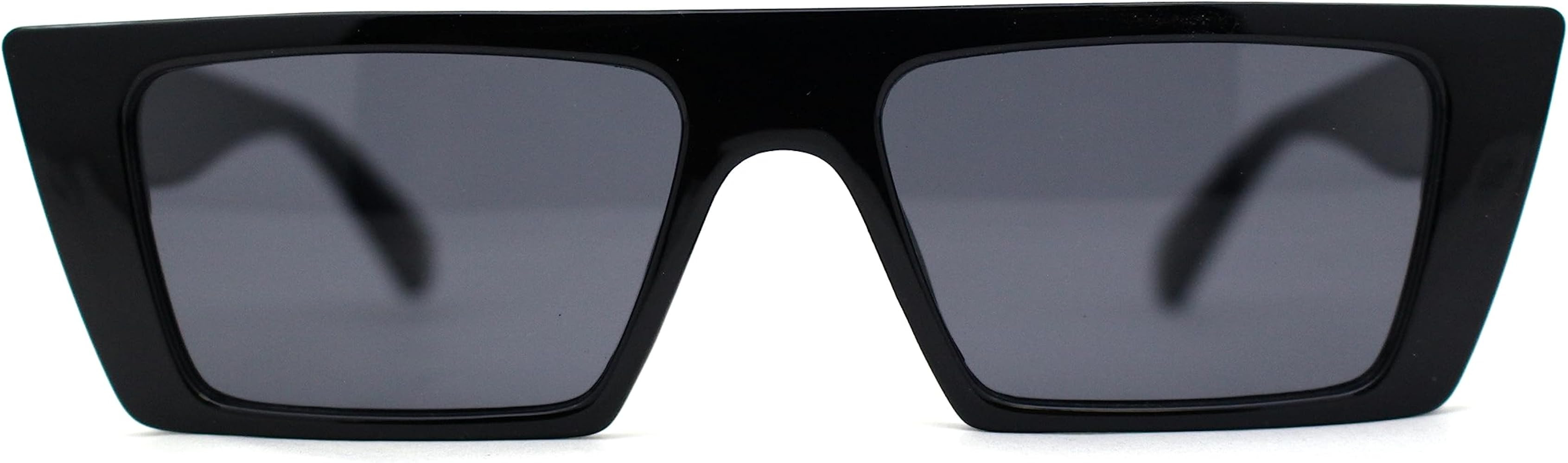 Womens Flat Top Square Cat Eye Mod Retro Sunglasses | Amazon (US)