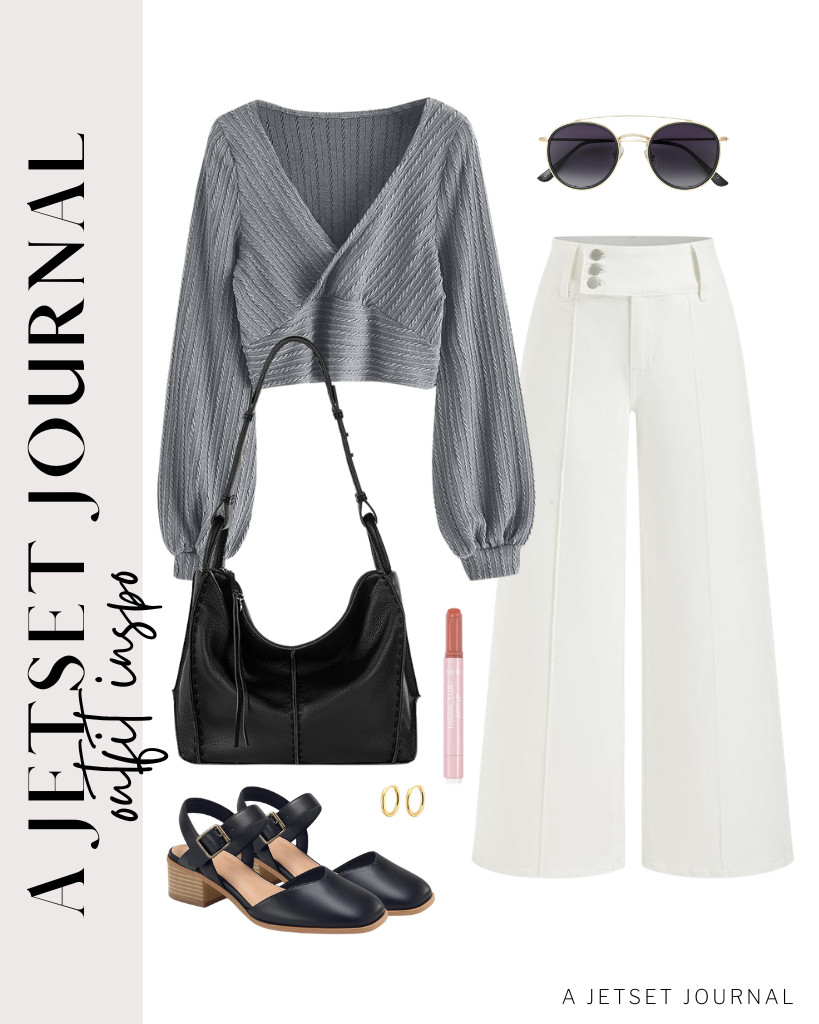 It’s so easy to style this gray wrap sweater from ZAFUL with CIDER white jeans. The Sak Los Feliz purse goes perfectly with this look, together with these Coutgo chunky low heels.

#LTKSeasonal #LTKSaleAlert #LTKTravel
 

 