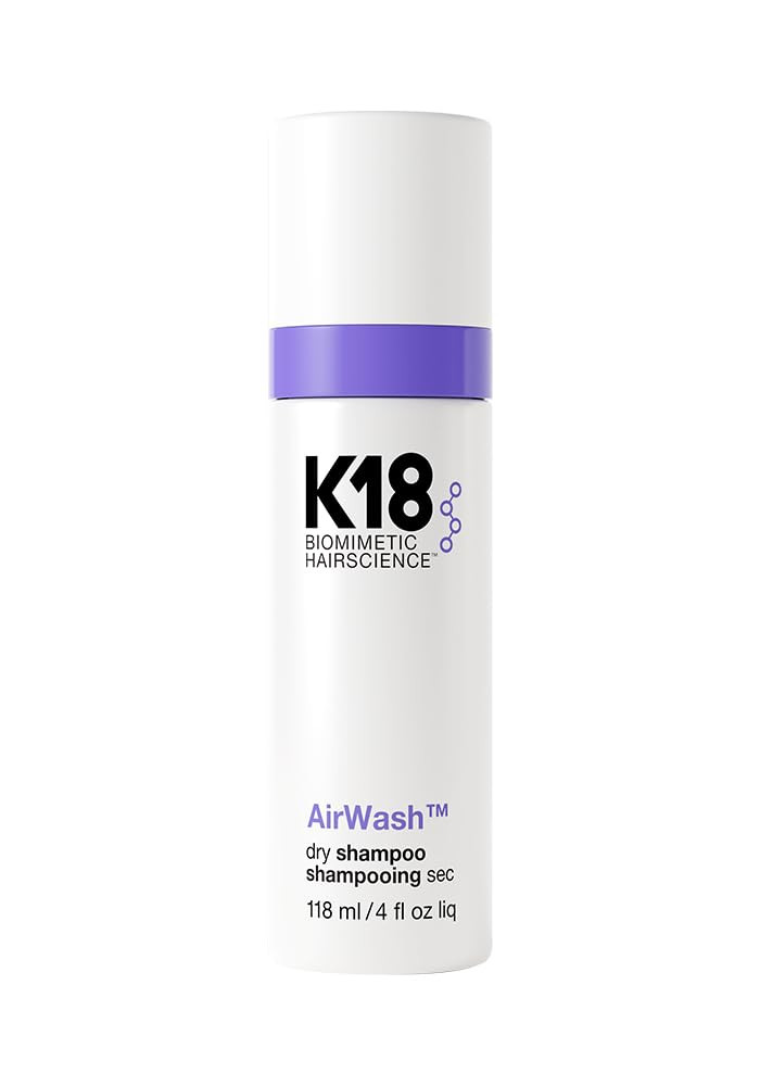 K18 AirWash™ Dry Shampoo, Non-Aerosol, Balances Scalp & Controls Excess Oil Production | Amazon (US)