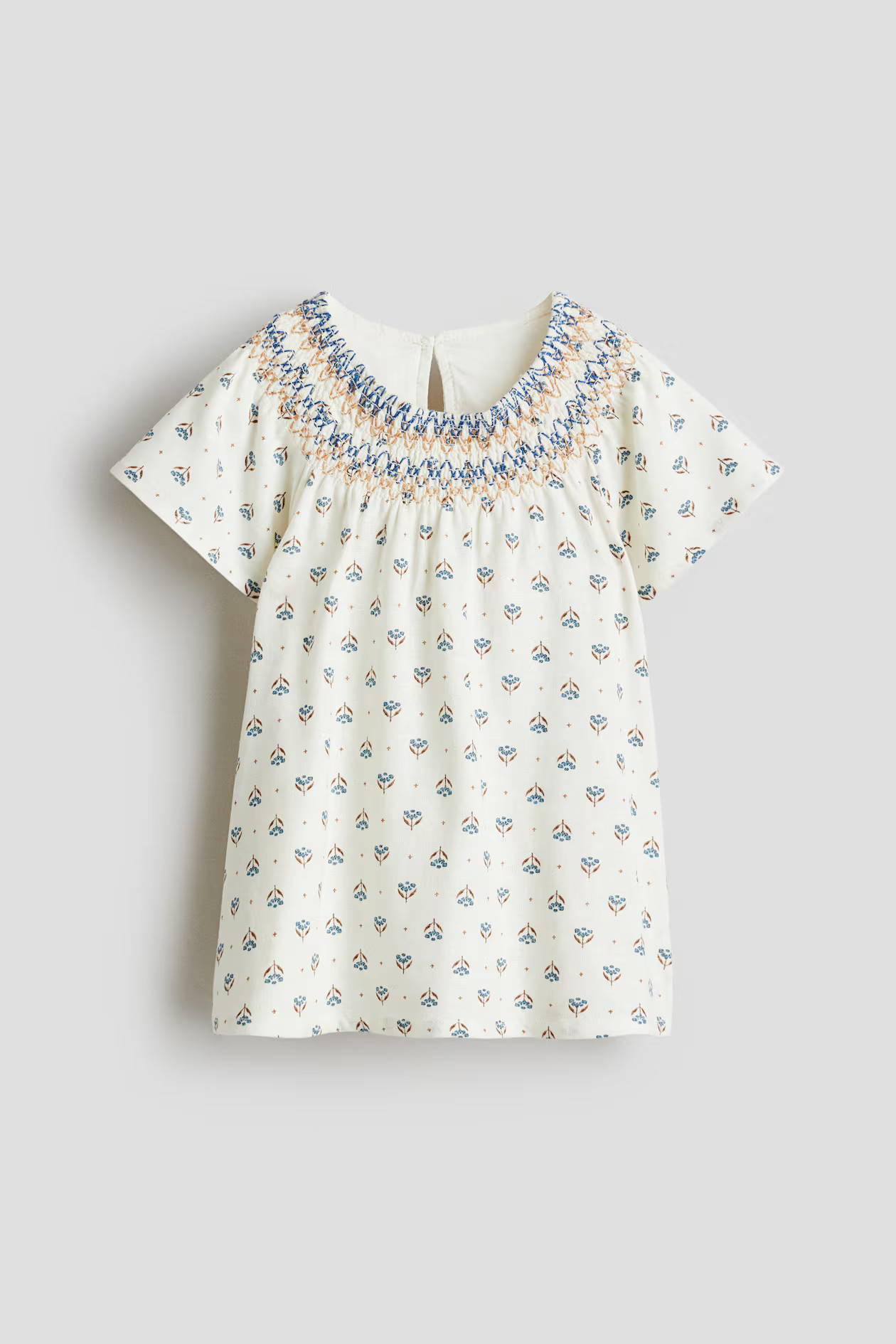 Smocked-Detail A-Line Dress | H&M (US + CA)