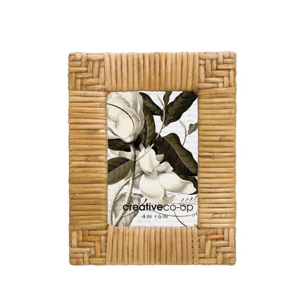 Berk Handwoven Rattan Picture Frame | Wayfair North America