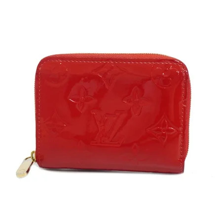 Used Auth Louis Vuitton Monogram Vernis Zippy Coin Purse M90202 coin Case Cerise | Walmart (US)