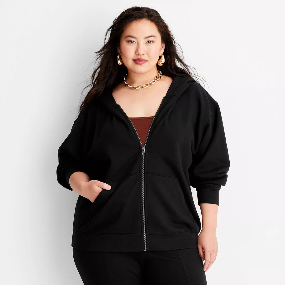 Women's Leisure Studio Zip-Up Hoodie Sweatshirt - Universal Thread™ | Target
