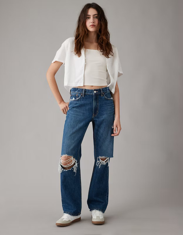 AE Low-Rise Ex-Boyfriend Jean | American Eagle Outfitters (US & CA)