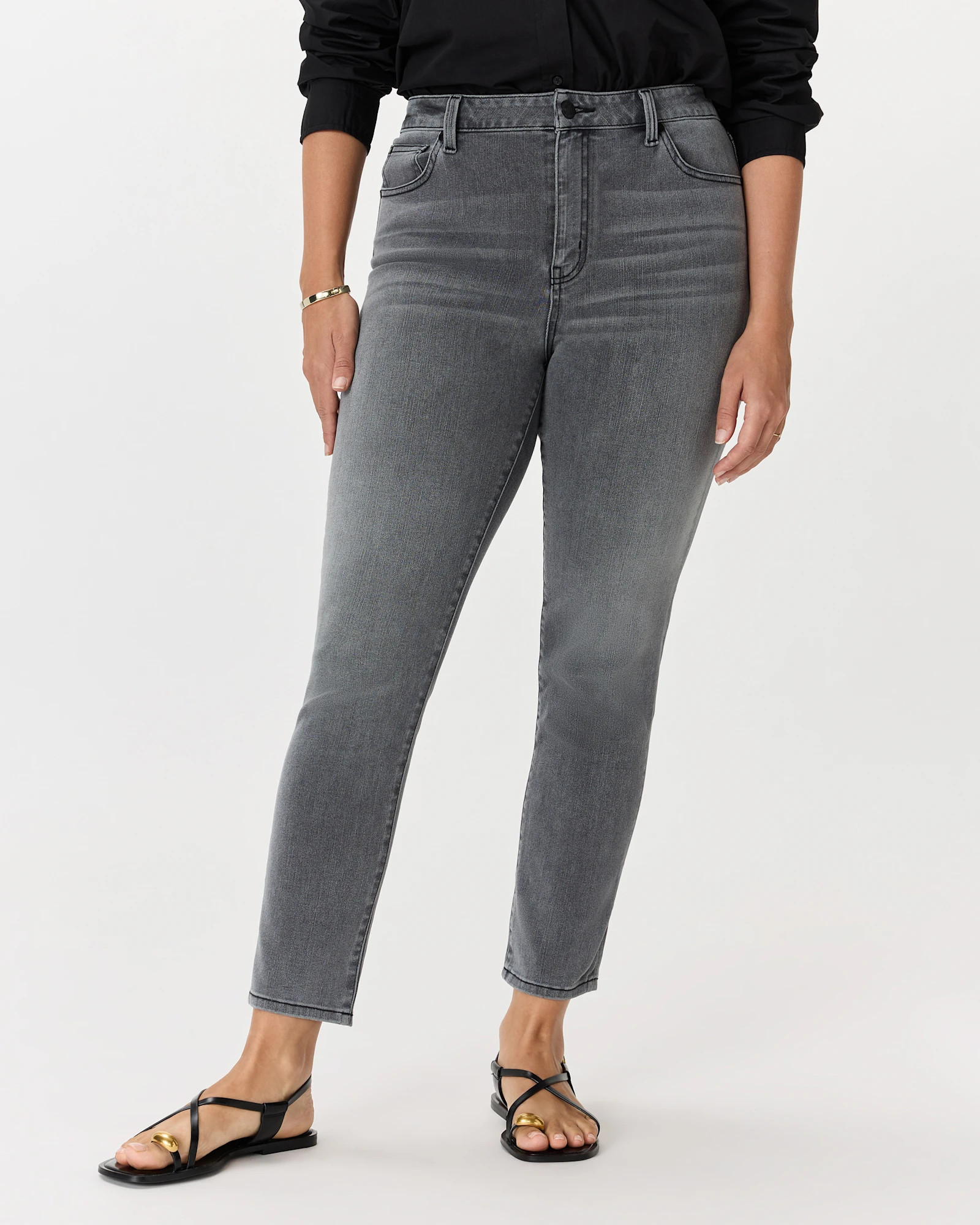 Quince | Women's Bella Stretch Skinny Jeans in Seaside Blue, Size 24, Organic Cotton | Quince