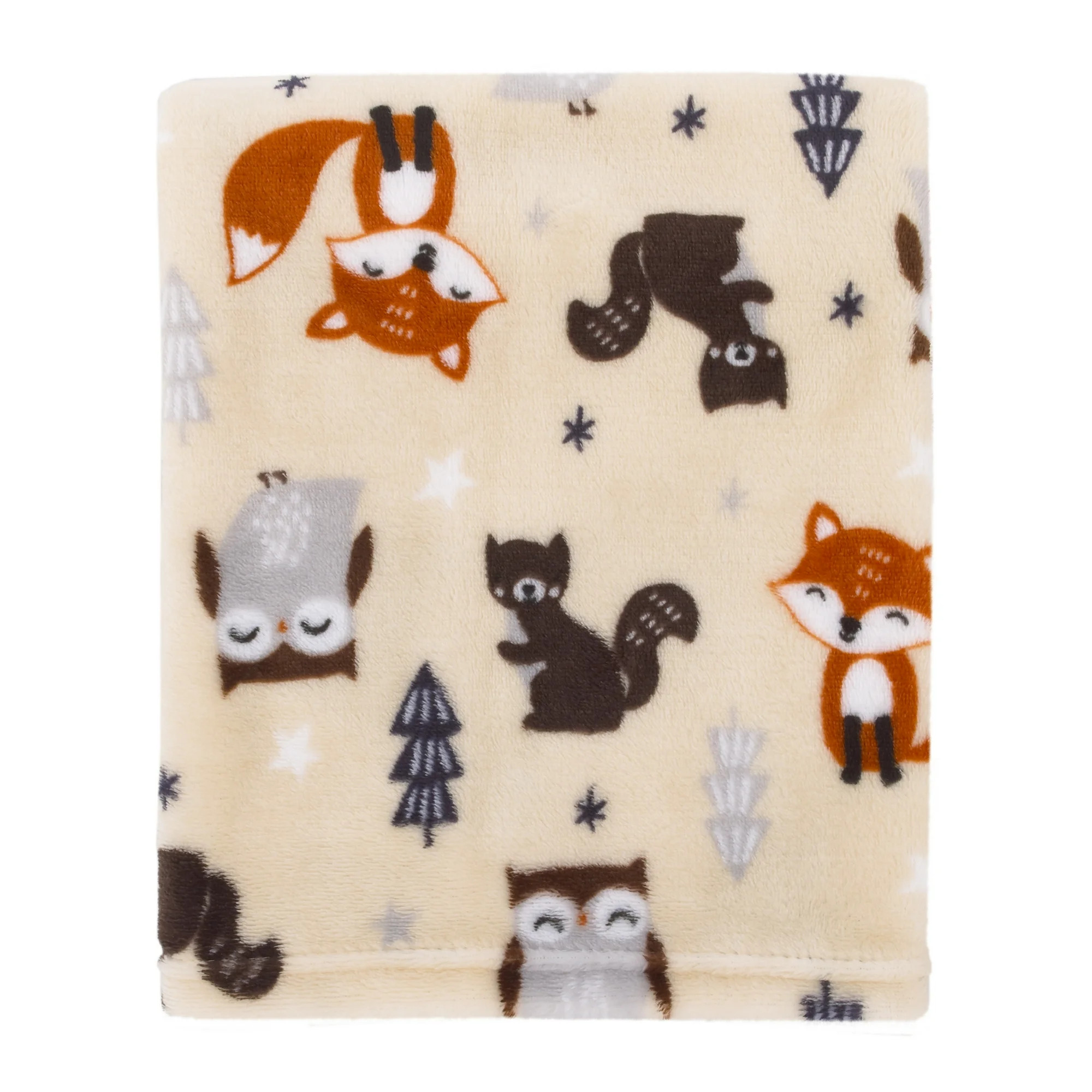 Parent's Choice Fox Woodland Baby Blanket | Walmart (US)