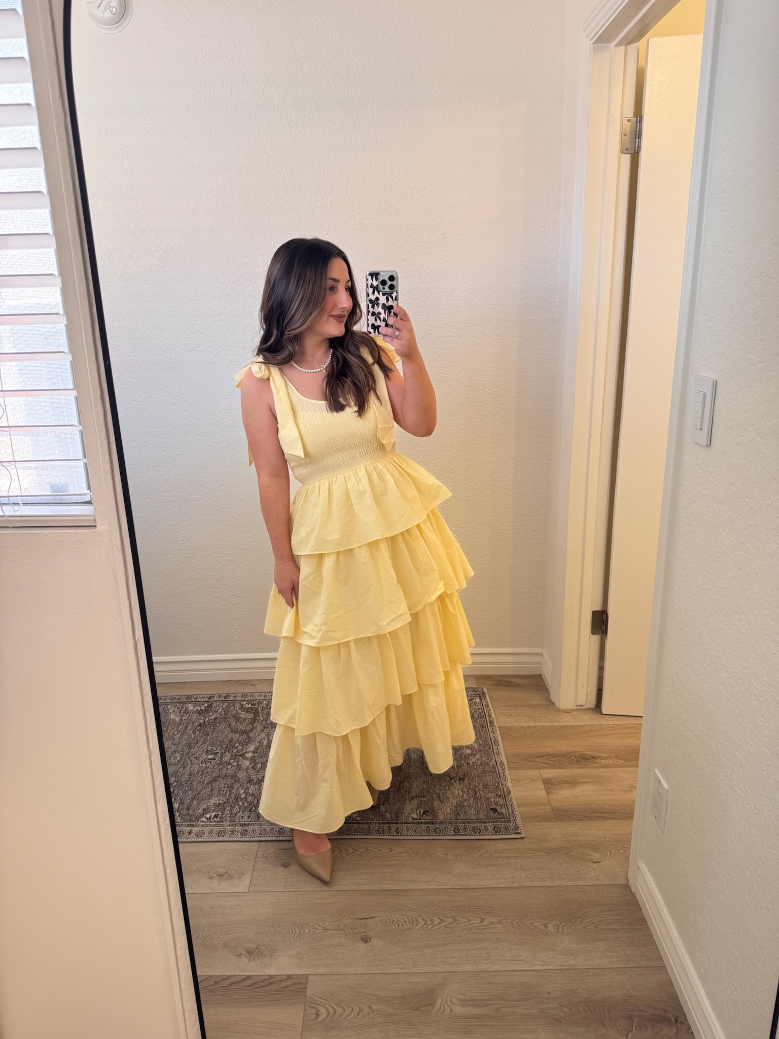 USE CODE: MIMIPLUSWILL 
Prettiest dress in the color of the season! 

Tiered maxi dress - petite friendly, nursing friendly, bump friendly! 🙌🏼 Size small 
Color yellow 

I'm 5'0" 145lbs



#LTKSaleAlert #LTKPetite #LTKFindsUnder100