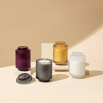 LA JOLIE MUSE Vanilla & Coconut Scented Candles, Candles Gifts for Women, Natural Soy Wax Candles... | Amazon (US)