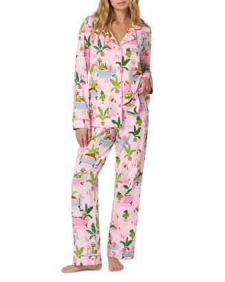Spa Day Long Sleeve Classic Stretch Jersey Pajama Set | Bloomingdale's (AU)