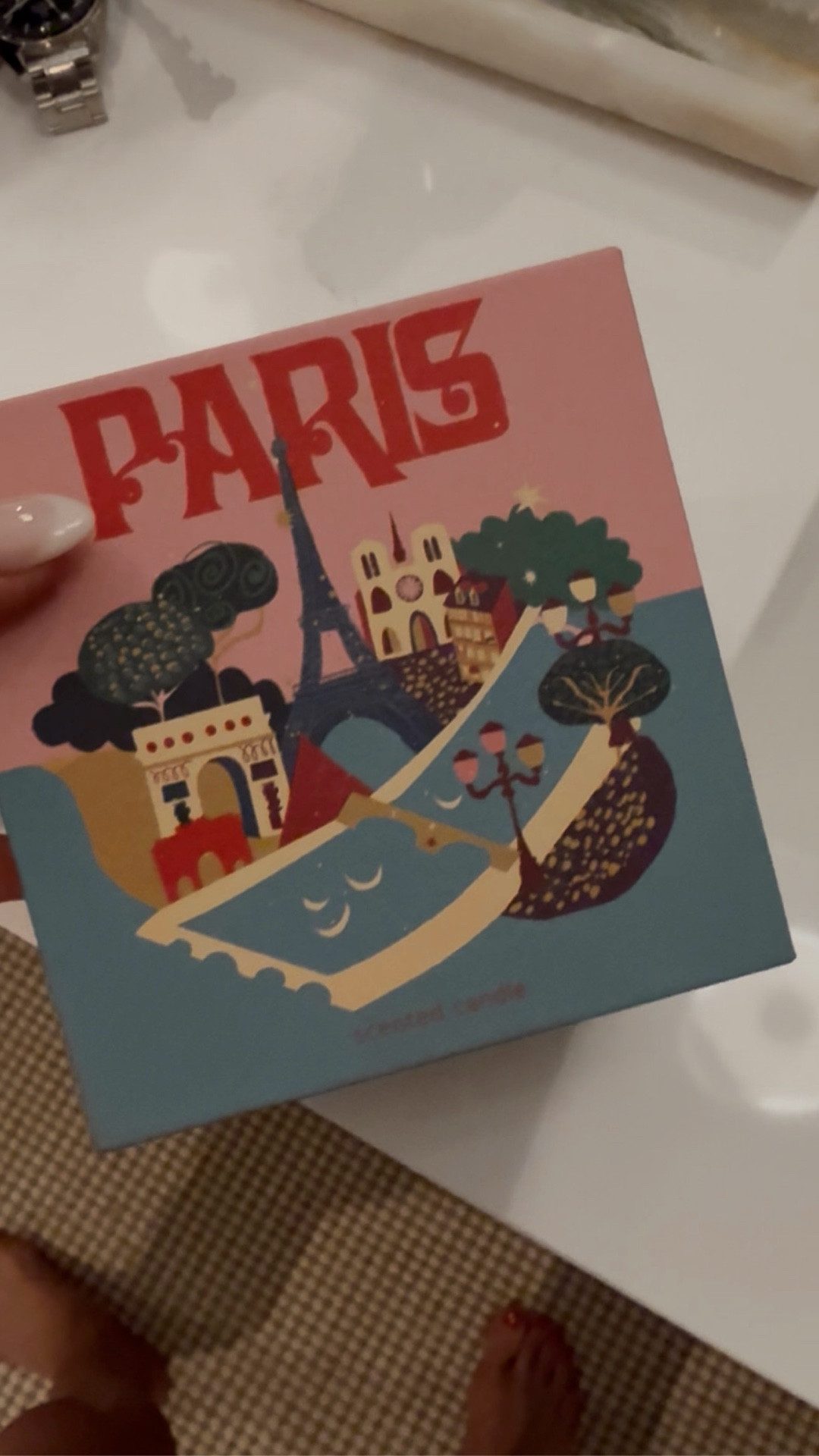 Paris themed candle🇫🇷 makes such a cute gift ! 

#LTKTravel #LTKHome #LTKdayinmylife