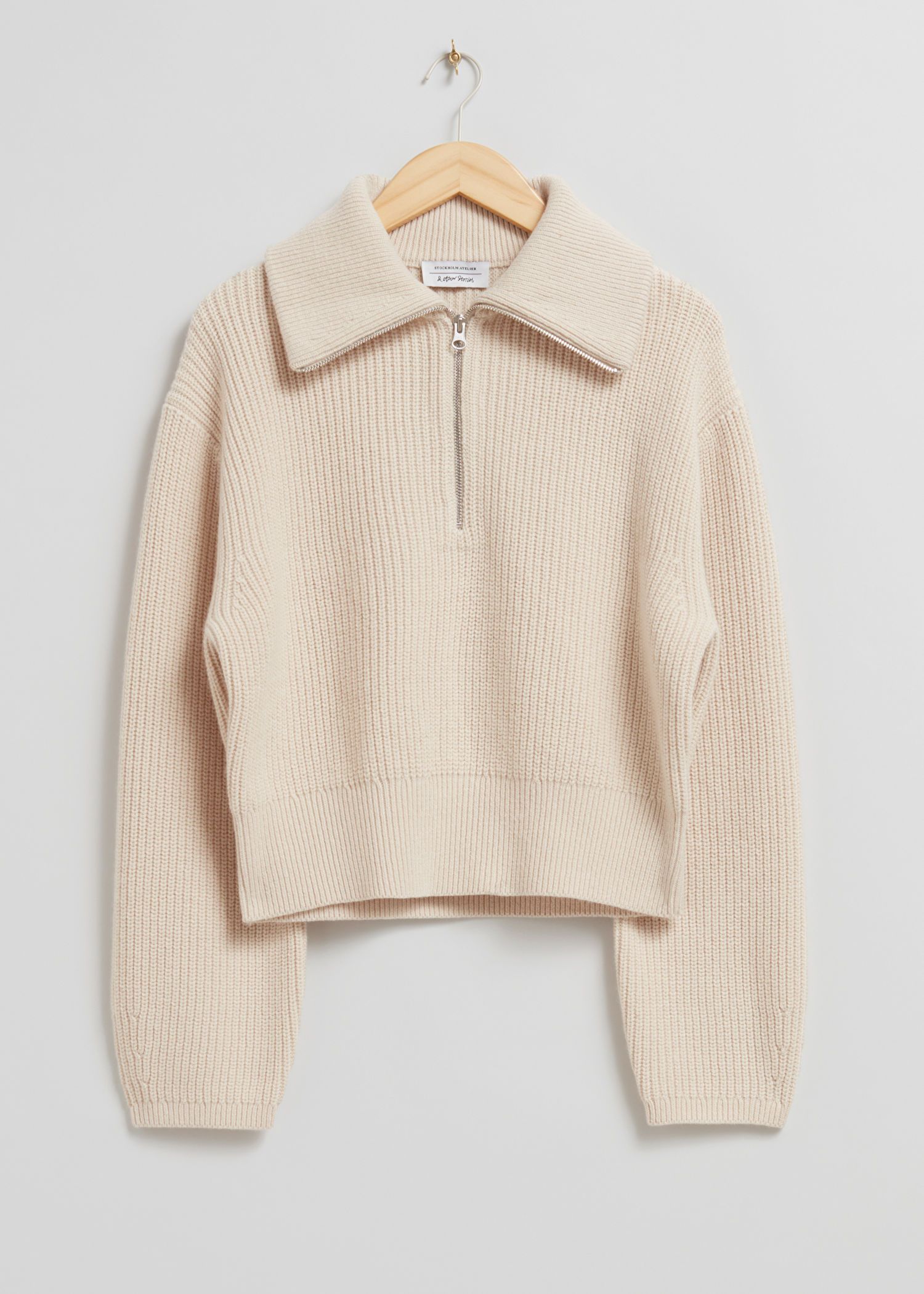Half-Zip Knit Sweater | & Other Stories US
