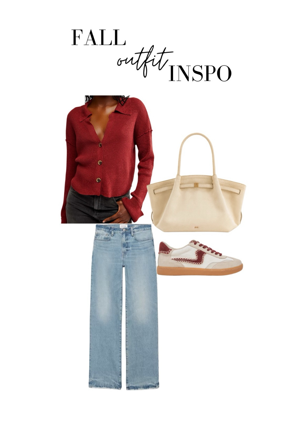 Burgundy casual fall outfit inspo 

#LTKSeasonal #LTKStyleTip #LTKFindsUnder100