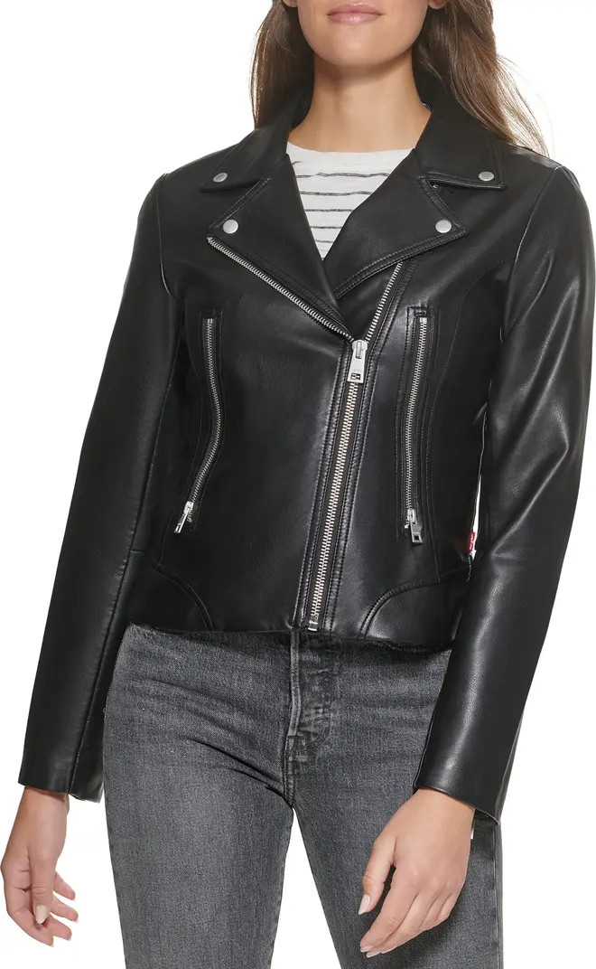Faux Leather Moto Jacket | Nordstrom