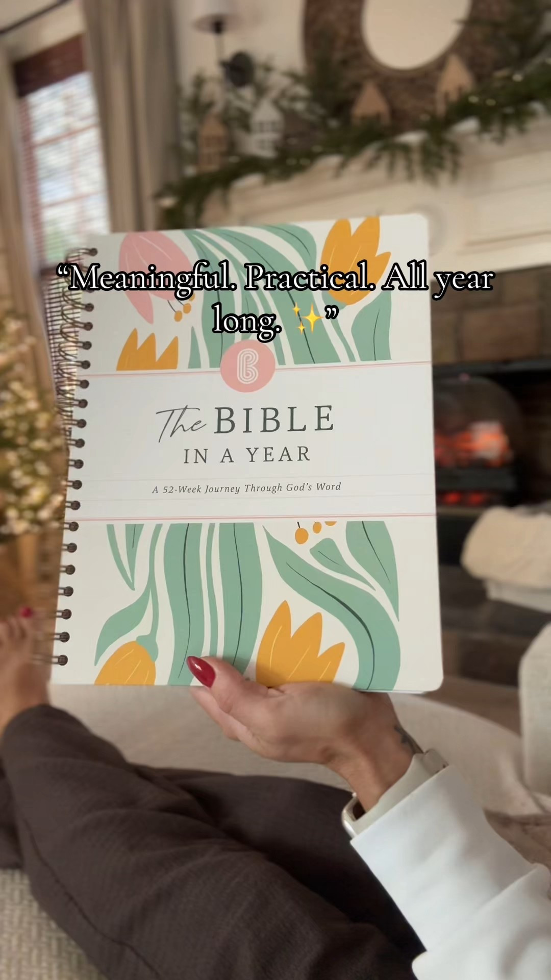 If you’re still searching for a Christmas gift that’s actually meaningful, this 52-week Bible In A Year study is such a beautiful option. 🎄✨ It walks through Scripture from Genesis to Revelation with weekly devotionals, daily readings, reflection questions, and space to journal and take notes.

The spiral binding, thick paper, and wide margins make it perfect for anyone who loves Bible study, journaling, or faith-based growth. Whether you need Christmas gifts for women, gifts for parents, gifts for moms, gifts for your best friend, or a Christian gift that lasts all year — this one checks every box.

Tap to shop and get it in time for Christmas! 📖 

#ChristianGifts
#ChristmasGiftIdeas
#BibleStudyTools
#FaithContent
#HolidayGiftGuide
#BibleStudyCommunity
#FaithBased
#DailyDevotion
#BibleStudyTime
#ChristianLiving 