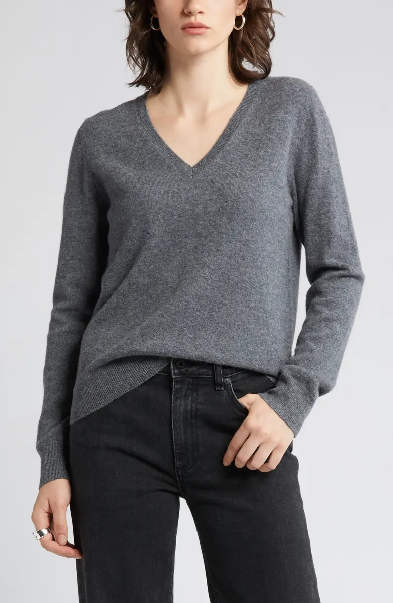 Cashmere V-Neck Sweater | Nordstrom