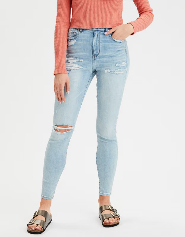 AE Ne(x)t Level Curvy Super High-Waisted Jegging | American Eagle Outfitters (US & CA)