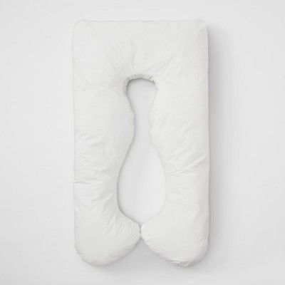 U Shaped Pregnancy Support Body Pillow White - Made By Design™ | Target