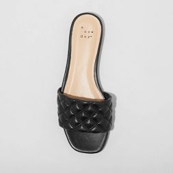 Women's Ama Quilted Slide Sandals - A New Day™ | Target