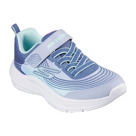 Skechers Microspec Advance Little Kid Girls Sneakers, 1 Medium, Gray | JCPenney